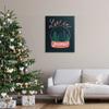 Stupell Industries Let It Snow Seasonal Winter Globe Candy Cane Text Canvas Wall Art, Design By Dominika Godette view 3