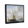 Stupell Industries Ships before the Shore Willem van de Velde Classic Painting Floating Framed Wall Art, Design By one1000paintings view 2