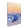 Stupell Industries Tranquil Orange Sunset Beach Hut Ocean Shore Canvas Wall Art, Design By Jeff Poe view 2