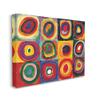 Stupell Industries Modern Circle Shapes Aligned Abstract Swirl Pattern Canvas Wall Art, Design By Wassily Kandinsky view 2
