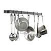 Enclume Handcrafted 30" Easy Mount, 6 Hooks, Hammered Steel Wall Rack view 3