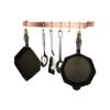 Enclume Handcrafted 24" Easy Mount, 6 Hooks, Brushed Copper Wall Rack view 2