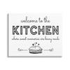 Stupell Industries Welcome to Kitchen Fresh Baked Pie Rustic Phrase Canvas Wall Art, Design By Mollie B. view 1