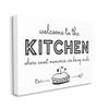 Stupell Industries Welcome to Kitchen Fresh Baked Pie Rustic Phrase Canvas Wall Art, Design By Mollie B. view 2