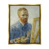 Stupell Industries Zeegezicht als Schilder van Gogh Painting Self-Portrait Painting Floating Framed Wall Art, Design By one1000paintings view 1