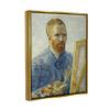 Stupell Industries Zeegezicht als Schilder van Gogh Painting Self-Portrait Painting Floating Framed Wall Art, Design By one1000paintings view 2