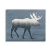 Stupell Industries Woodland Trees Within Moose Silhouette Rustic Animal Canvas Wall Art, Design By Lettered and Lined view 1