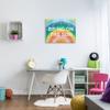 Stupell Industries Bring On The Sun Typography Rainbow Watercolor Detail Canvas Wall Art, Design By Daphne Polselli view 3