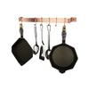 Enclume Handcrafted 30" Easy Mount, 6 Hooks, Brushed Copper Wall Rack view 2