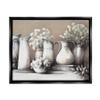 Stupell Industries Classic Flower Arrangement Country Water Jug Painting Floating Framed Wall Art, Design By White Ladder view 1