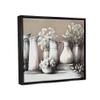 Stupell Industries Classic Flower Arrangement Country Water Jug Painting Floating Framed Wall Art, Design By White Ladder view 2