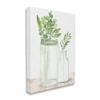 Stupell Industries Country Plant Leaves Rustic Glass Jars Arrangement Canvas Wall Art, Design by Kim Allen view 2
