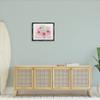 Stupell Industries Delicate Pink Flower Blossoms Bouquet Doily Vase Floating Framed Wall Art, Design By unknown view 3