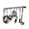 Enclume Handcrafted 36" Easy Mount, 6 Hooks, Hammered Steel Wall Rack view 1