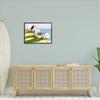 Stupell Industries Quaint Seaside Cottages Overlooking Vast Ocean Landscape Framed Wall Art, Design By Tina Finn view 2