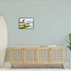 Stupell Industries Quaint Seaside Cottages Overlooking Vast Ocean Landscape Framed Wall Art, Design By Tina Finn view 2