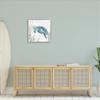 Stupell Industries Swimming Sea Turtle Coral Beach Plank Design Framed Wall Art, Design By Carol Robinson view 2