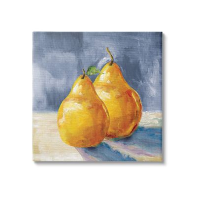 Stupell Industries Classic Yellow Pears Delicious Fruit Still Life Canvas Wall Art, Design By Carol Robinson