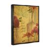 Stupell Industries Elegant Flower Vase Vintage Cursive Poetry Quote Floating Framed Wall Art, Design by Tammy Apple view 2