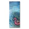 Stupell Industries Flamingo Pool Float Summertime Swirled Water Ripples Canvas Wall Art, Design By Stacy Gresell view 1