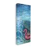 Stupell Industries Flamingo Pool Float Summertime Swirled Water Ripples Canvas Wall Art, Design By Stacy Gresell view 2