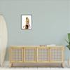 Stupell Industries Woman Draped Sun Hat Tropical Summer Vacation Framed Wall Art, Design By Amelia Noyes view 2