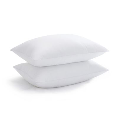 Acanva Bed Pillows for Sleeping, Cooling Hotel Quality with Premium Soft 3D Down Alternative Fill for Back, Stomach or Side Sleepers, King (Pack of 2), White