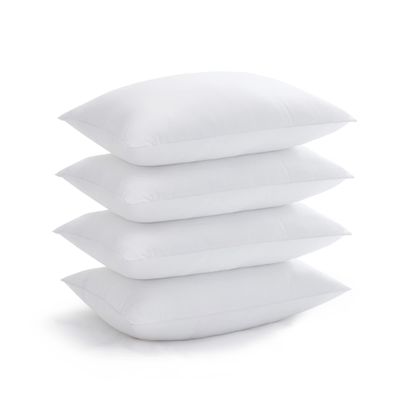 Acanva Bed Pillows for Sleeping, Cooling Hotel Quality with Premium Soft 3D Down Alternative Fill for Back, Stomach or Side Sleepers, King (Pack of 4), White