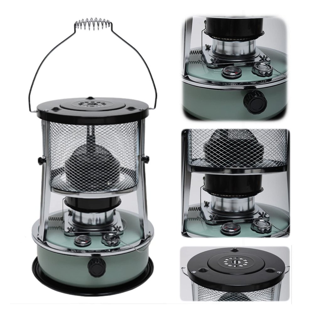 Bcofo Portable Kerosene HeaterKerosene Stove Heater, Non Electric Camping Stove Oil Heaters, with Adjustable Protective Cover, Low Fuel Consumption, for Tents Patio Camping Cooking
