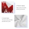 ALAZA Christmas Bathroom Towels Decorative Set Red of 3, 1 Bath Hand Washcloth White Snowflake Soft Luxury Kitchen Spa Beach Merry Tree X-mas Decor Gifts view 3