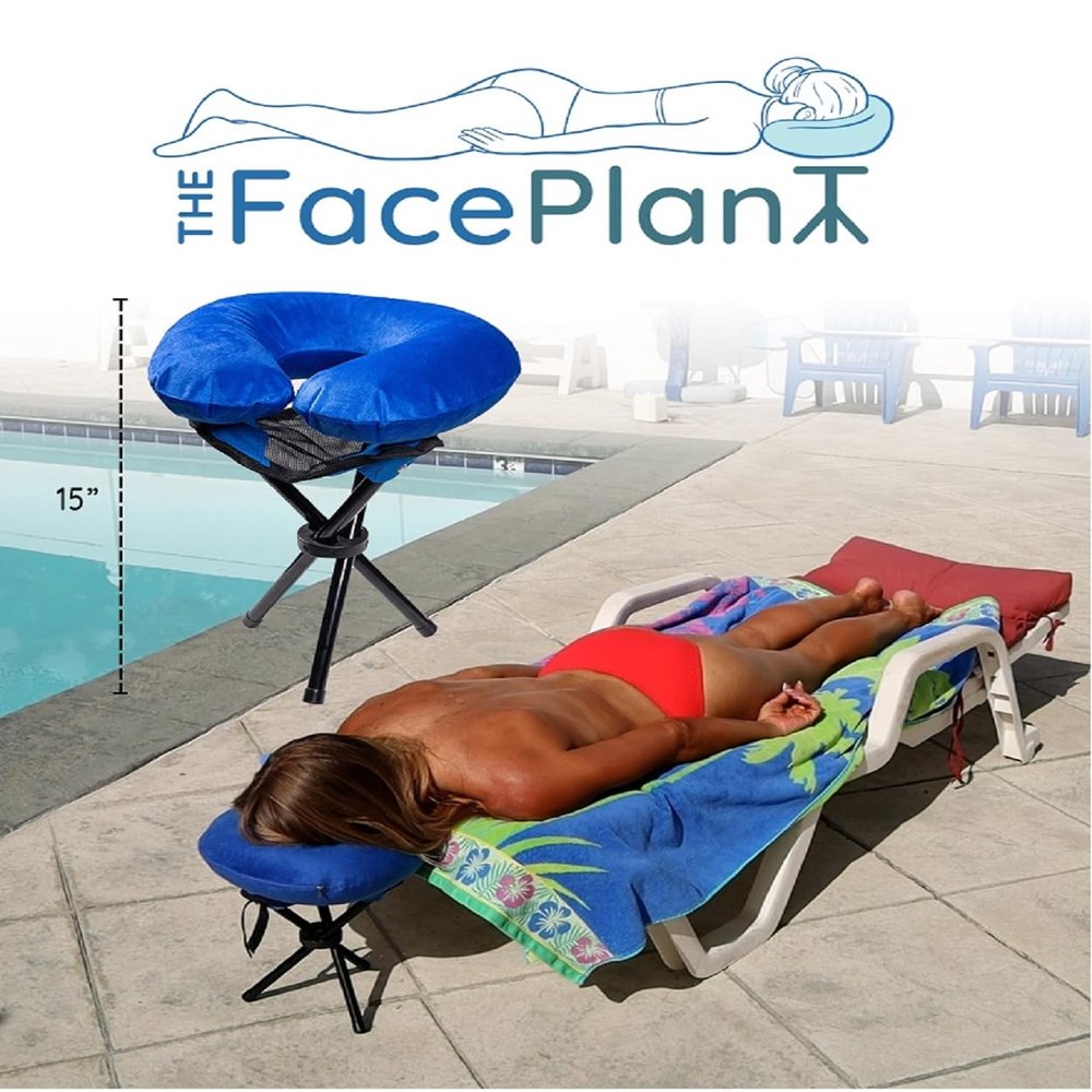 FacePlant The Original Portable, Compact, Travel-Sized, Head Rest, Neck Support, Pillow