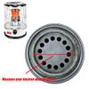 LKP 4 Pieces Kerosene Heater Replacement Wick, Camping Kerosene Heating Stove Wick For Tent Patio Heating Cooking Heater For Indoor Use, Glass Fiber + Cotton(4x85mm) view 3