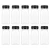 CALLARON 20pcs Plastic Juice Bottles Multi-function Cold Drink Storage for Juice More -leak Design for School Work Outdoor Use view 1