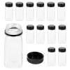 CALLARON 20pcs Plastic Juice Bottles Multi-function Cold Drink Storage for Juice More -leak Design for School Work Outdoor Use view 3