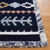 SAFAVIEH Marrakech Collection Accent Rug - 4' x 6', Navy & Multi, Moroccan Boho Tribal Rustic Design, Non-Shedding & Easy Care, Ideal for High Traffic Areas in Entryway, Living Room, Bedroom (MRK606N) view 4
