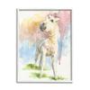 Stupell Industries Stoic Fantasy Unicorn Pastel Dripping Watercolor Detail Framed Wall Art, Design By Jennifer Redstreake view 1