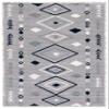 SAFAVIEH Area Rug 8x10 - Marrakech Collection - Large - Grey & Navy, Moroccan Boho Tribal Rustic Design, Non-Shedding & Easy Cleaning, Ideal for Living Room, Bedroom, Office, Dining Space (MRK604P) view 3