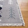 SAFAVIEH Area Rug 8x10 - Marrakech Collection - Large - Grey & Navy, Moroccan Boho Tribal Rustic Design, Non-Shedding & Easy Cleaning, Ideal for Living Room, Bedroom, Office, Dining Space (MRK604P) view 4