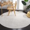 SAFAVIEH Area Rug 5' Round - Reflection Collection - Cream & Ivory, Non-Shedding & Easy Cleaning, Ideal for Entryway, Living Room, Bedroom (RFT670D) view 1