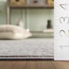 SAFAVIEH Area Rug 5' Round - Reflection Collection - Cream & Ivory, Non-Shedding & Easy Cleaning, Ideal for Entryway, Living Room, Bedroom (RFT670D) view 2