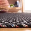 SAFAVIEH Montauk Collection Accent Rug - 2' x 3', Black & Ivory, Handmade Flat Weave Cotton, Ideal for High Traffic Areas in Entryway, Living Room, Bedroom (MTK475Z) view 4