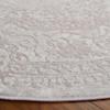 SAFAVIEH Area Rug 5' Round - Reflection Collection - Cream & Ivory, Non-Shedding & Easy Cleaning, Ideal for Living Room, Bedroom (RFT664D) view 4