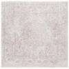 SAFAVIEH Area Rug 5' Square - Reflection Collection - Cream & Ivory, Non-Shedding & Easy Cleaning, Ideal for Living Room, Bedroom (RFT664D) view 3