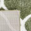 SAFAVIEH Area Rug 8x10 - Tahoe Shag Collection - Large - Sage & White, Trellis Pattern, Non-Shedding & Easy Cleaning, Plush Thick Pile, Ideal for Living Room, Bedroom, Dining Space (THO677W) view 2