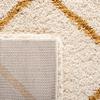 SAFAVIEH Hudson Shag Collection Area Rug - 4' Square, Ivory & Gold, Modern Trellis Design, Non-Shedding & Easy Care, 2-inch Thick Ideal for High Traffic Areas in Living Room, Bedroom (SGH281E) view 2