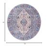 SAFAVIEH Washable Rug Tucson Collection - 6' Round, Beige & Grey, Slip Resistant & Easy to Clean, Ideal for Living Room, Bedroom, Dining Space (TSN194C) view 2