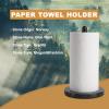 Koville Norwegian Natural Granite Paper Towel Holder Countertop, Genuine Stone Paper Towel Holder Stand for Kitchen Organization/Storage, Fit for Standard or Jumbo-Sized Rolls(Blue Pearl) view 2