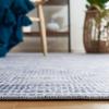SAFAVIEH Washable Rug Tucson Collection - 6' Square, Grey & Ivory, Slip Resistant & Easy to Clean, Ideal for Living Room, Bedroom, Dining Space (TSN141F) view 4