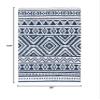 SAFAVIEH Area Rug 8x10 - Augustine Collection - Large - Navy & Ivory, Cotton Moroccan Boho Tribal Fringe Design, Easy Cleaning, Ideal for Living Room, Bedroom, Office, Dining Space (AGT849N) view 2