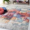 Safavieh Area Rug 8x10 - Phoenix Collection - Large - Rust Blue & Ivory, Modern Abstract Design, Non-Shedding & Easy Cleaning, Ideal for Living Room, Bedroom, Office, Dining Space (PHX523Q) view 1